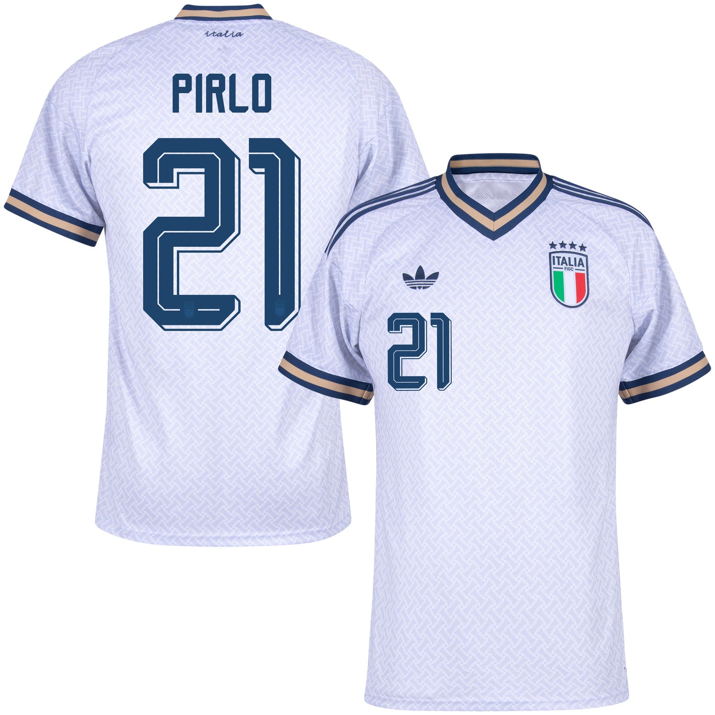 adidas Italy Away Pirlo 21 Shirt 2026-2027 (Official Printing)