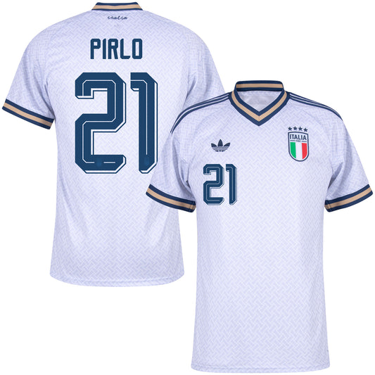 adidas Italy Away Pirlo 21 Shirt 2026-2027 (Official Printing)