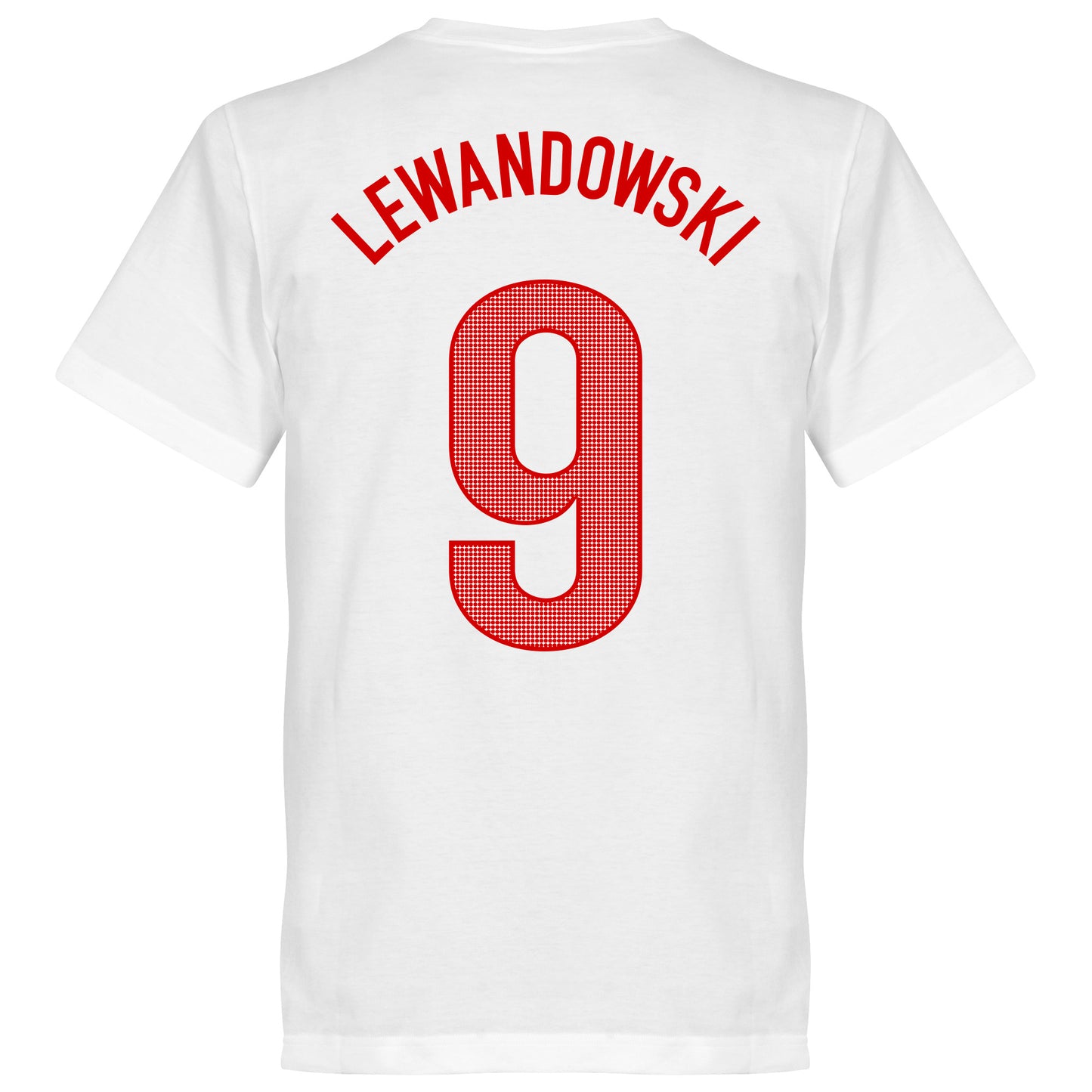 Poland Lewandowski 9 Banner KIDS T-Shirt - White