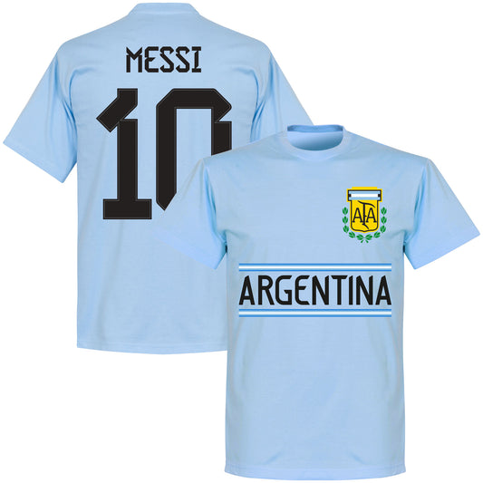 Argentina Messi 10 Team T-shirt - Sky Blue