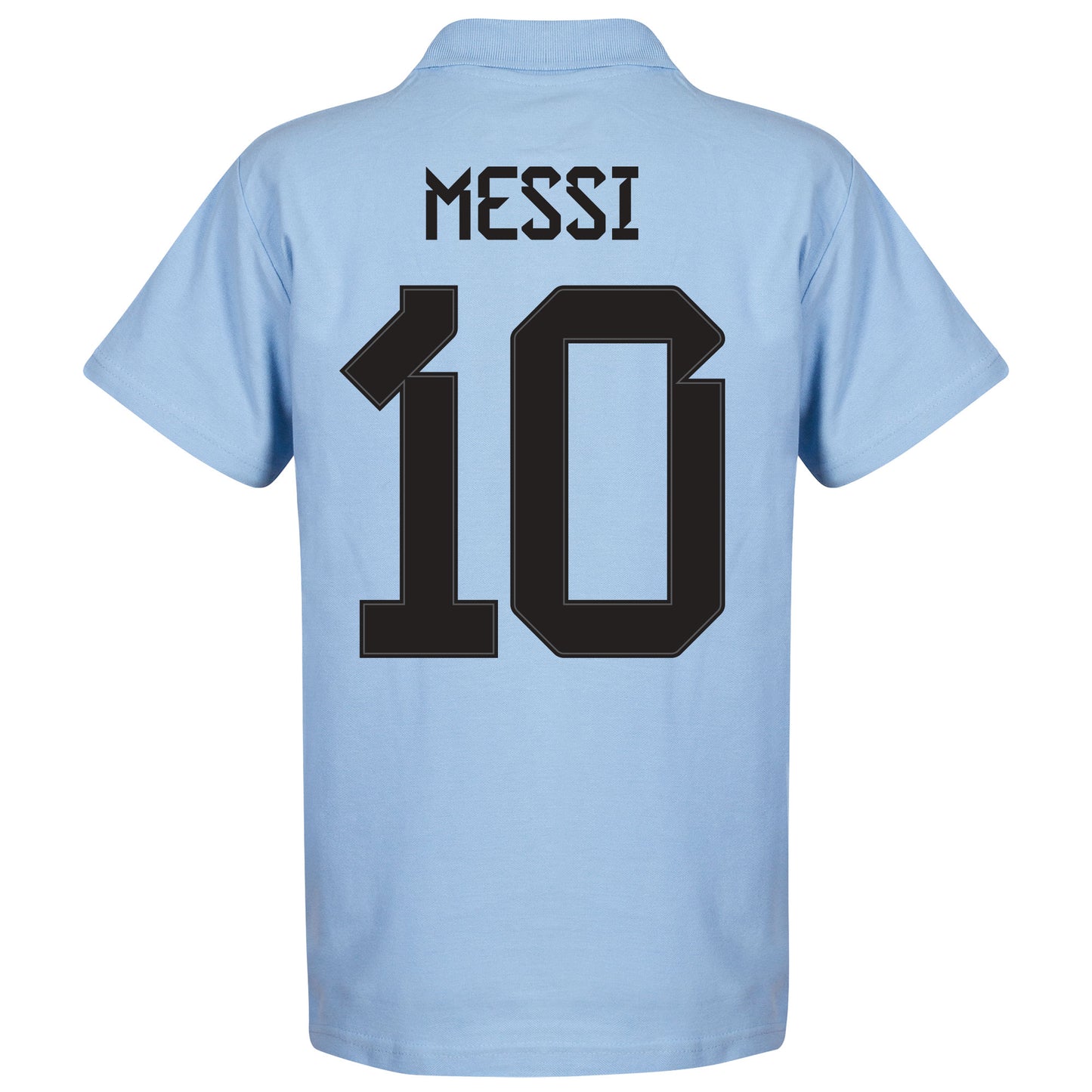 Argentina Messi 10 Team Polo Shirt - Sky Blue