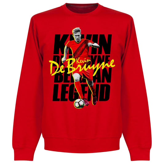 De Bruyne Belgium Legend KIDS Sweatshirt - Red