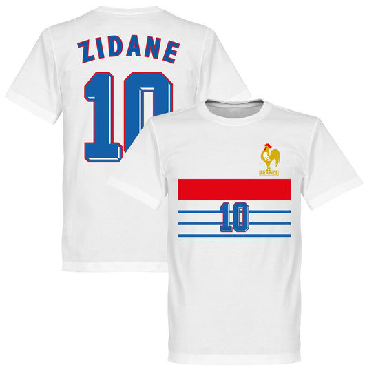 France 1998 Zidane 10 Retro KIDS T-Shirt - White