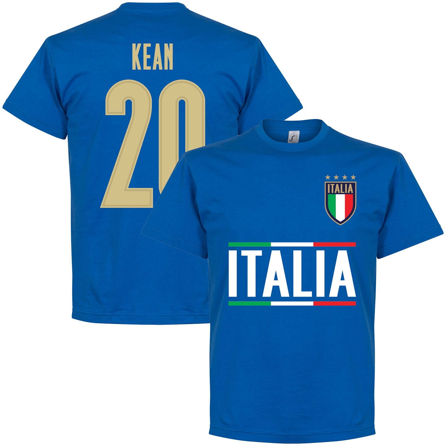 Italy Kean 20 Team KIDS T-shirt - Royal Blue