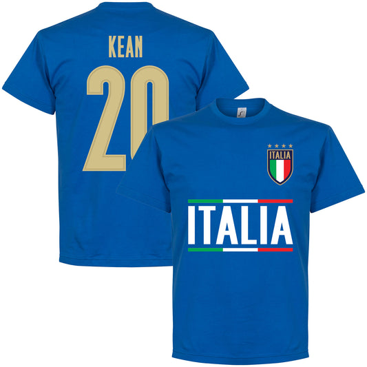 Italy Kean 20 Team KIDS T-shirt - Royal Blue