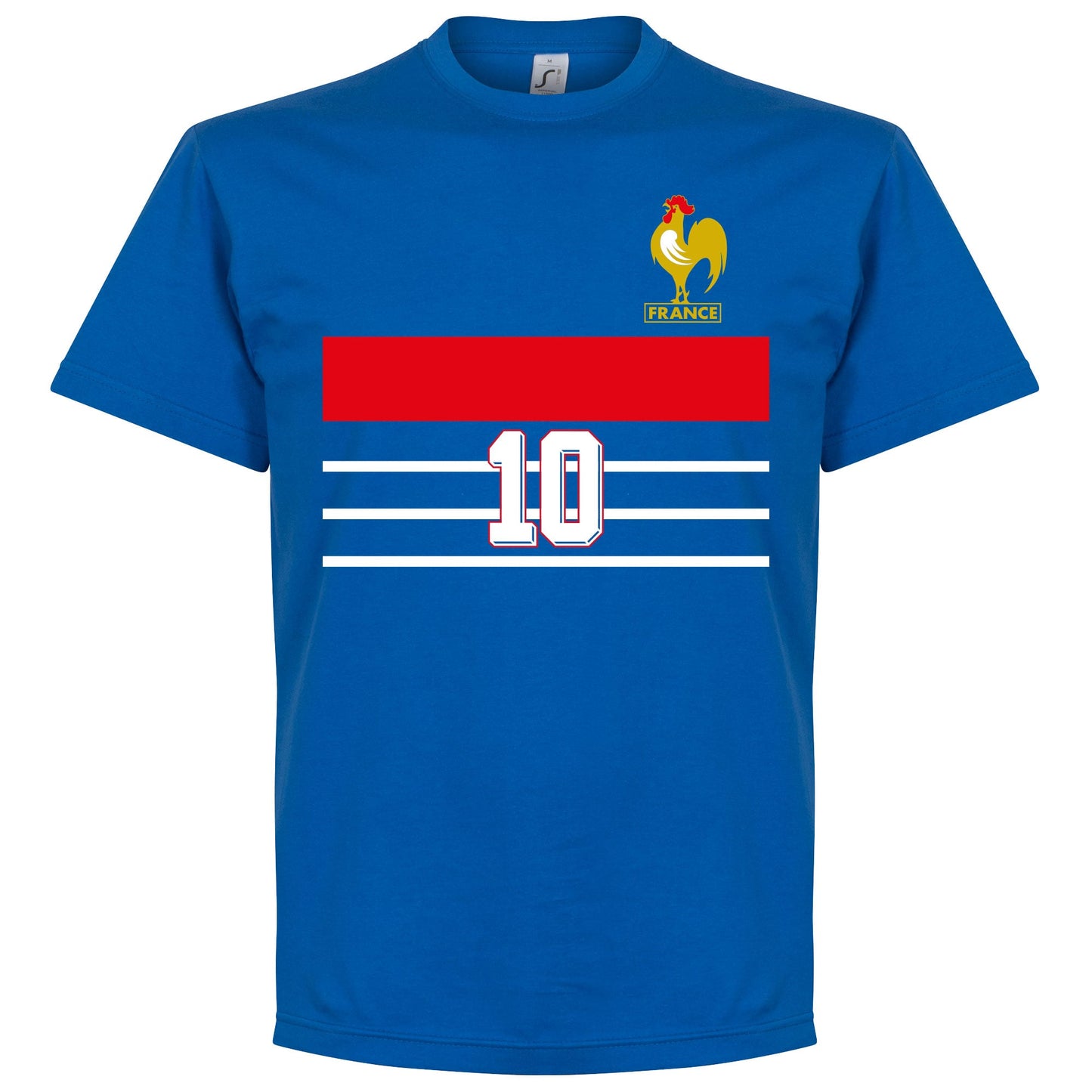 France 1998 Zidane 10 Retro T-Shirt - Royal