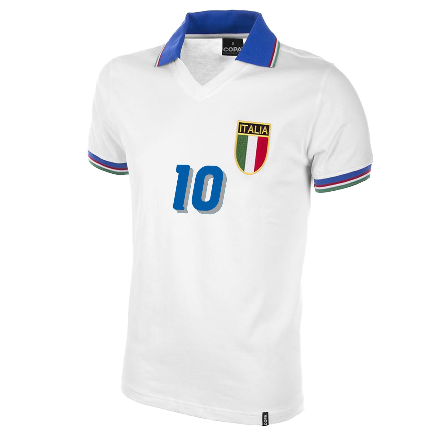 Copa Italy Away R.Baggio 10 Retro Shirt 1982 (World Cup ’94 Retro Flex Printing)