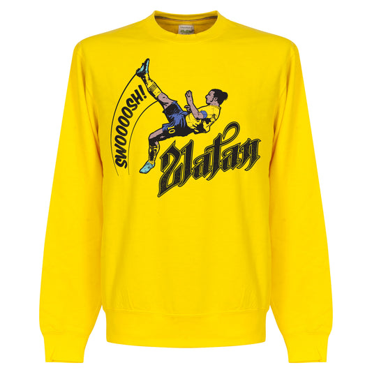 Zlatan Ibrahimovic Bicycle Kick Sweatshirt - Yellow