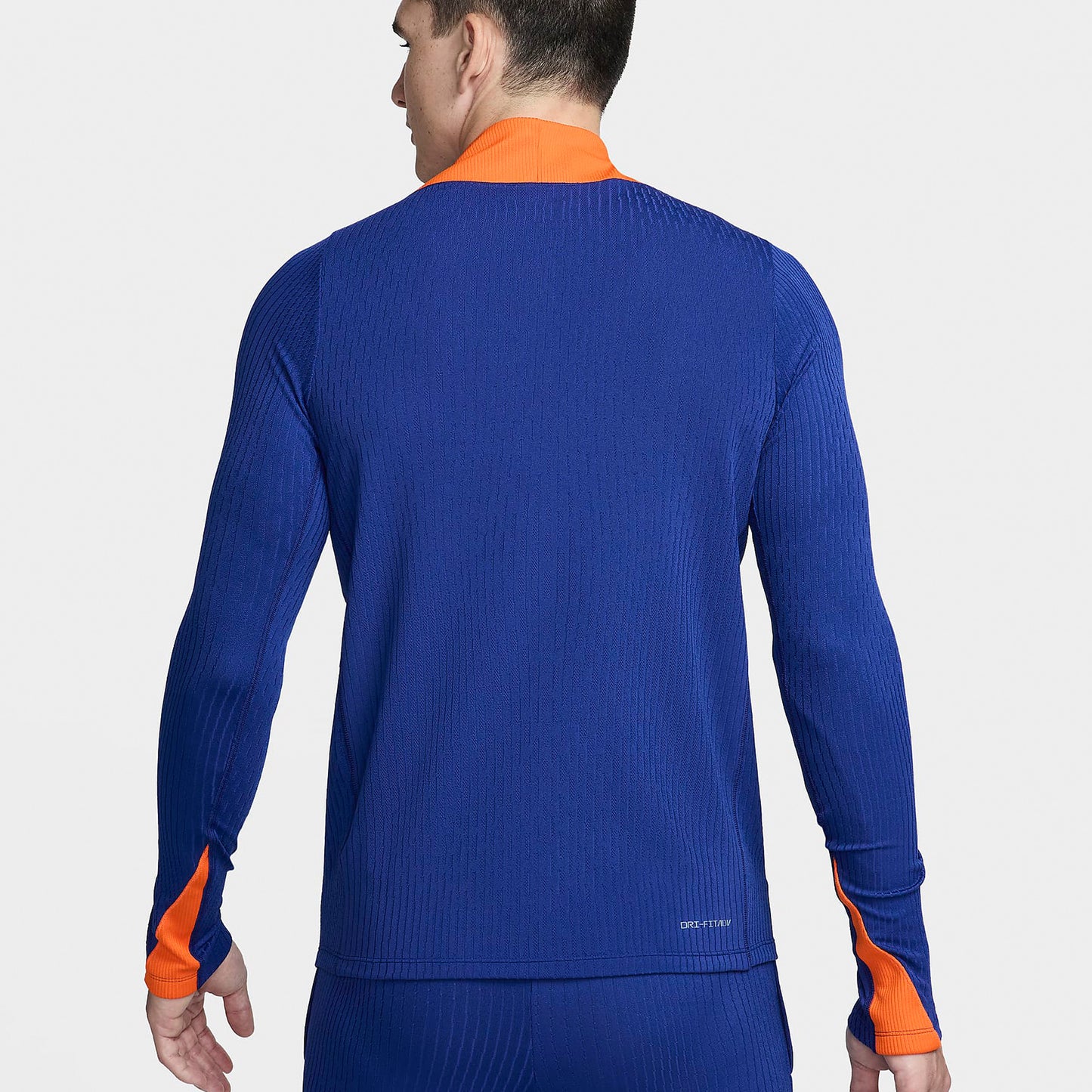 Nike Holland Dri-Fit ADV Strike Elite 1/4 Zip L/S Drill Top - Deep Royal/Safety Orange - 2024-2025