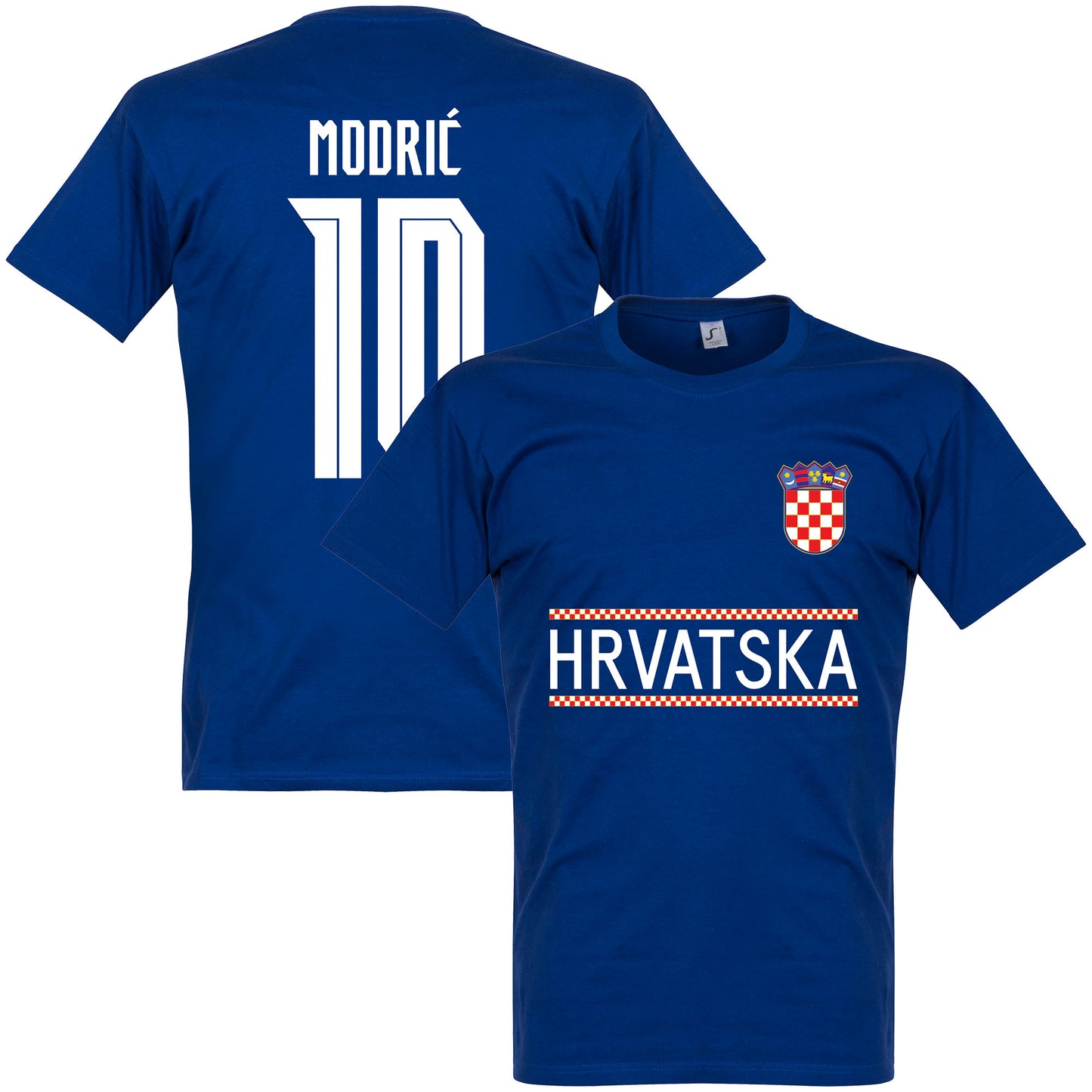 Croatia Modric 10 Team T-shirt - Blue
