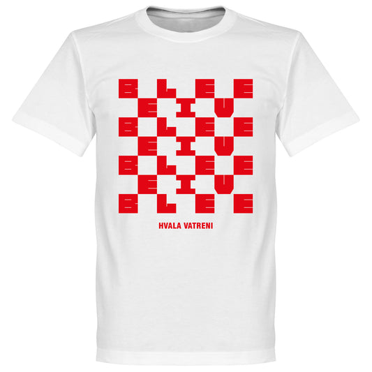 Croatia Hvala Vatreni Homecoming T-shirt - White