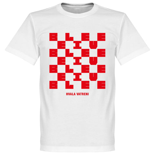 Croatia Believe Kids T-Shirt - White