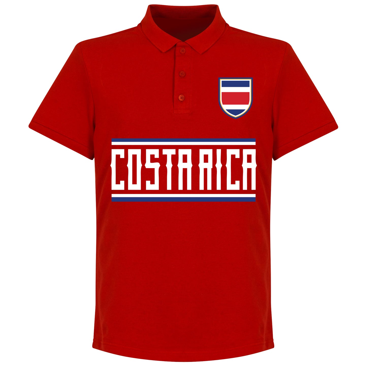 Costa Rica Team Polo Shirt - Red
