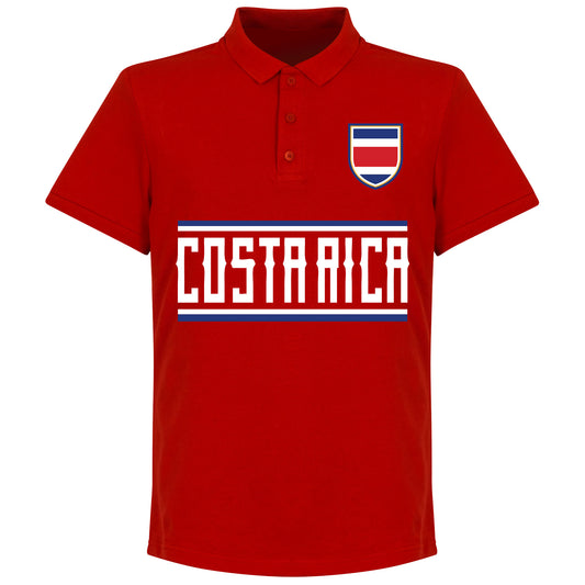 Costa Rica Team Polo Shirt - Red