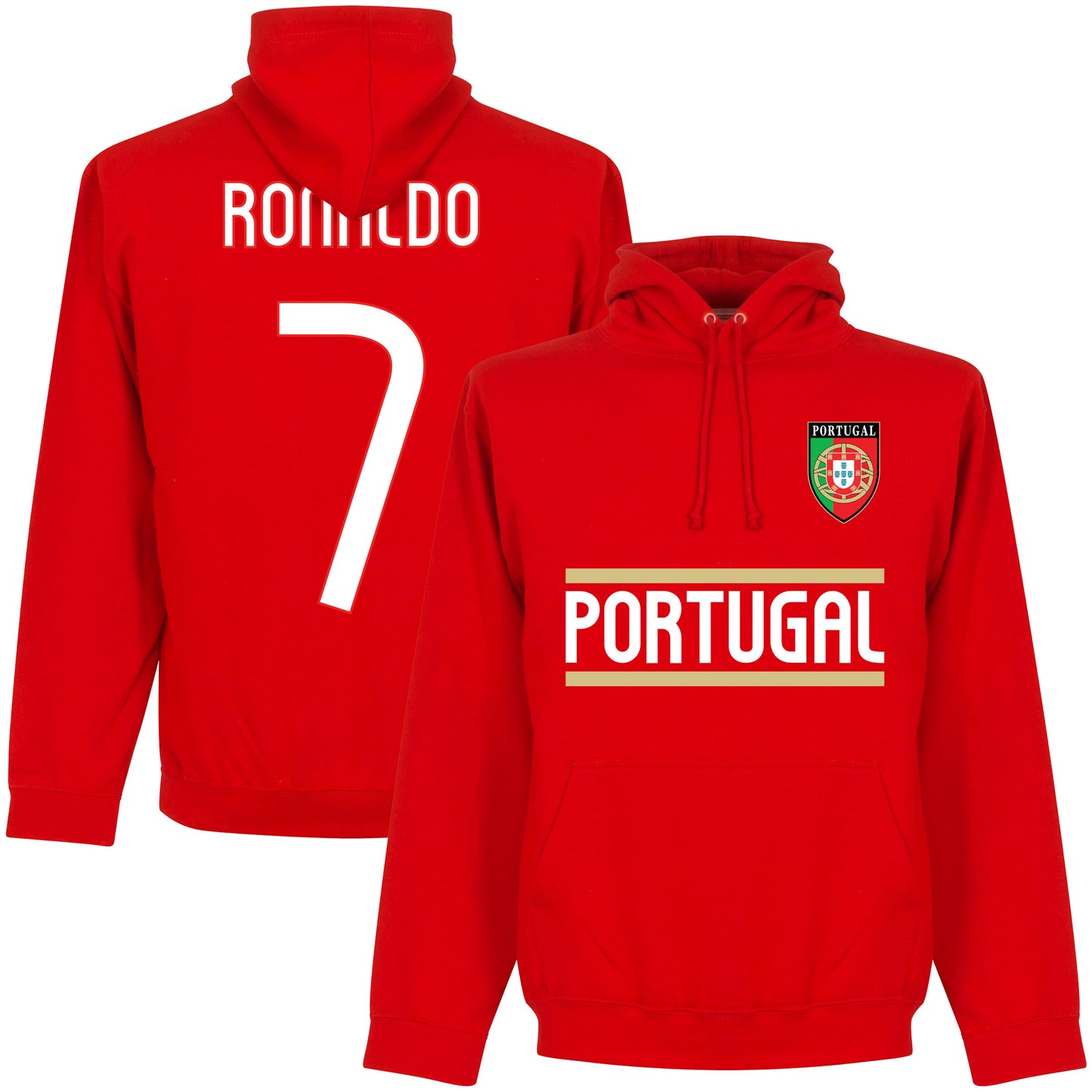 Portugal Team 2018 Ronaldo 7 Hoodie - Red