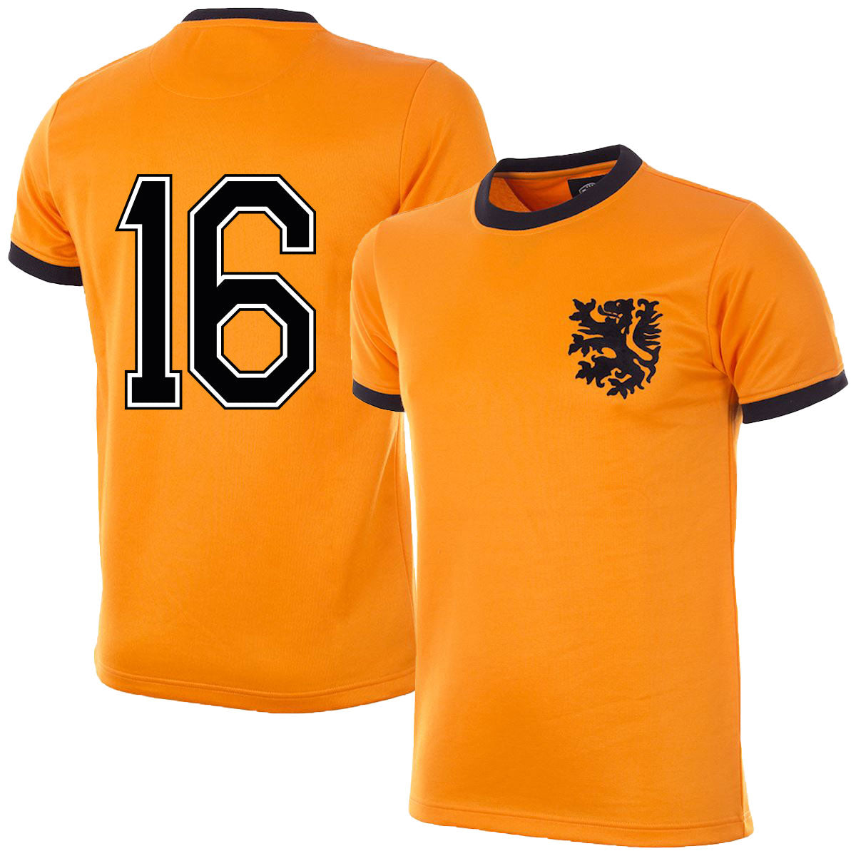 Copa Holland Home No.16 Retro Shirt World Cup 1978 (Retro Flock Printing)