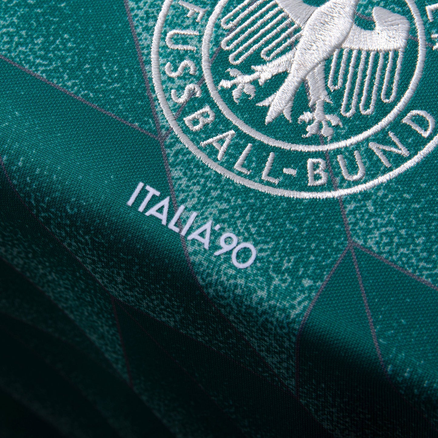 adidas Germany Away Reissue Shirt 1990 incl. Matthäus No.10 & Italia '90 (Retro Flock Printing)