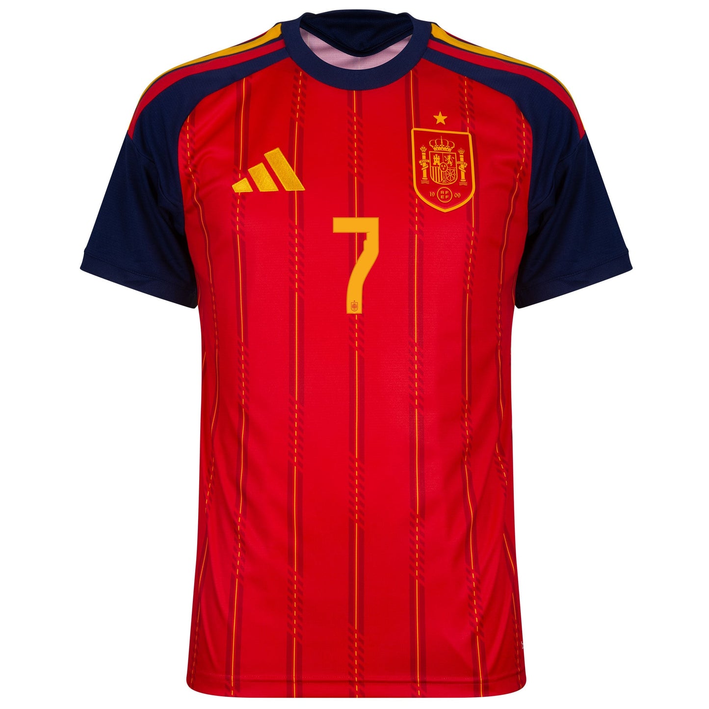 adidas Spain Home Ferran 7 Shirt 2026-2027 (Official Printing)
