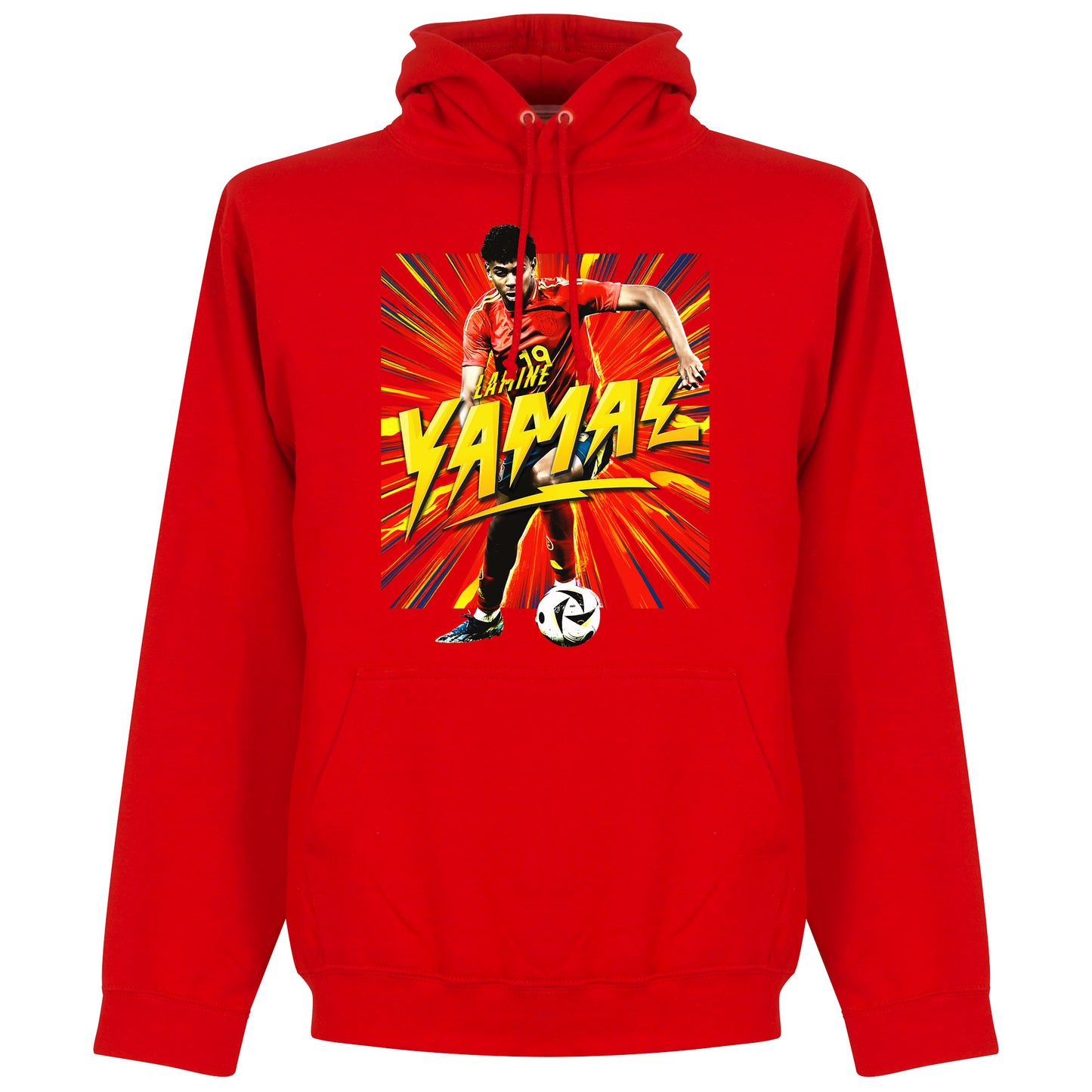 Yamal Starburst Hoodie - Red