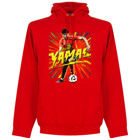 Yamal Starburst Hoodie - Red