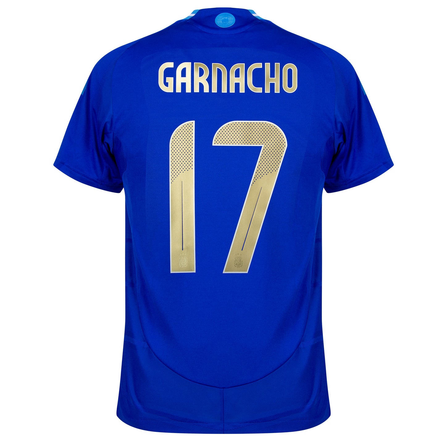 adidas Argentina Away Authentic Garnacho 17 Shirt 2024-2025 (Official Printing)