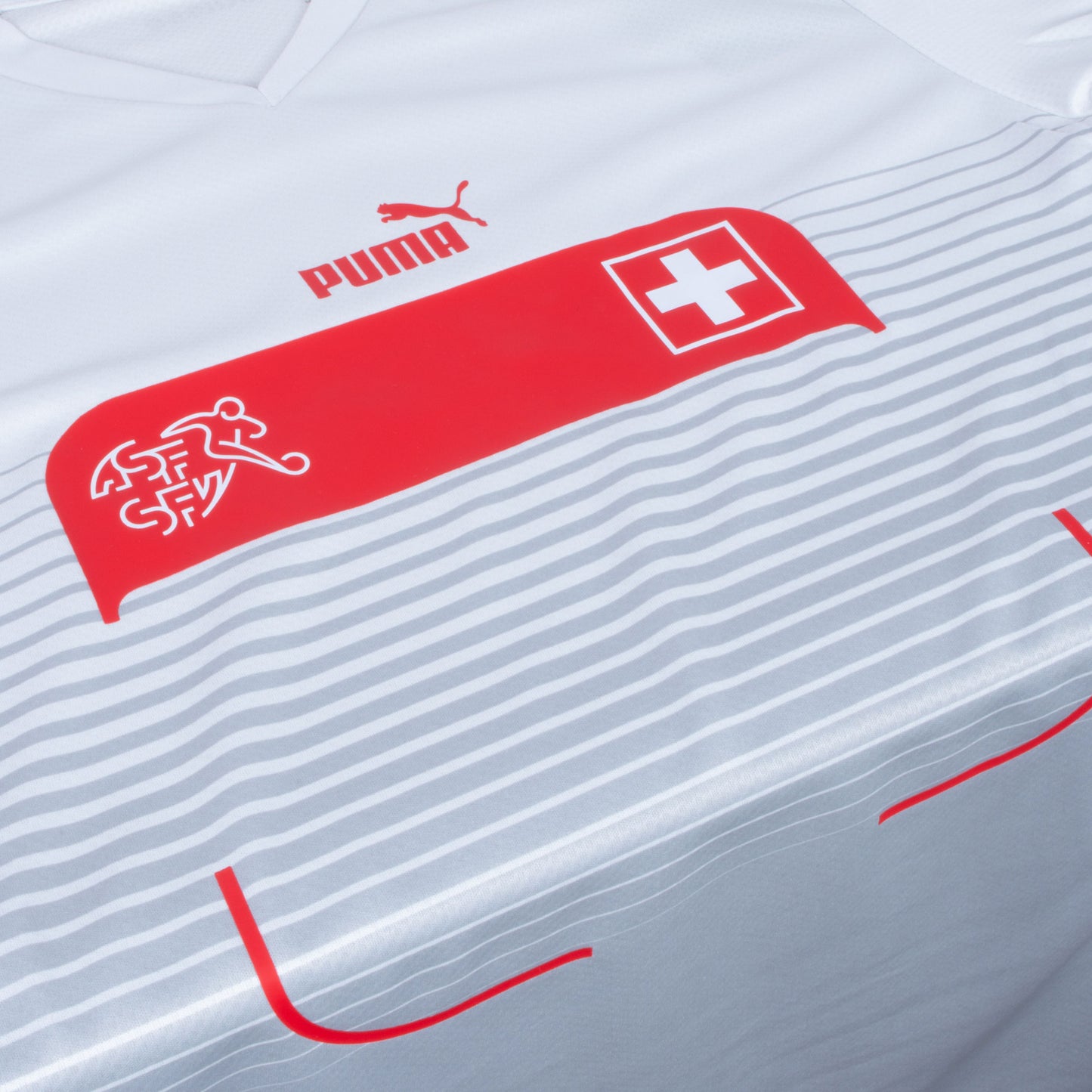 Puma Switzerland Away Shirt 2022-2023 incl. Euro 2024 Qualifying Patch Set