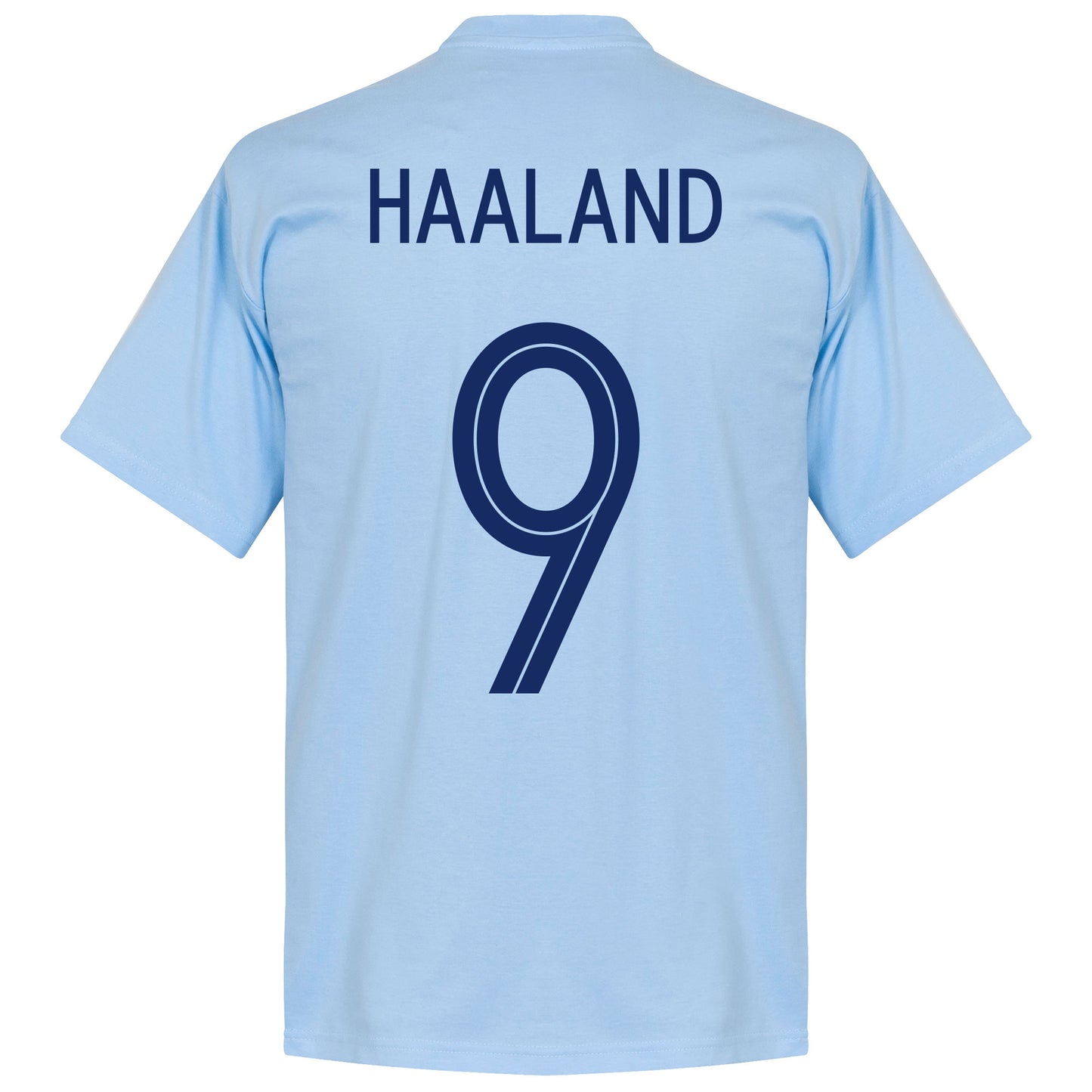 Norway Team Haaland 9 T-shirt - Sky Blue