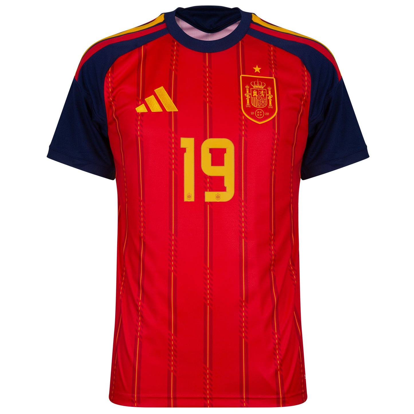 adidas Spain Home Lamine Yamal 19 Shirt 2026-2027 (Official Printing)