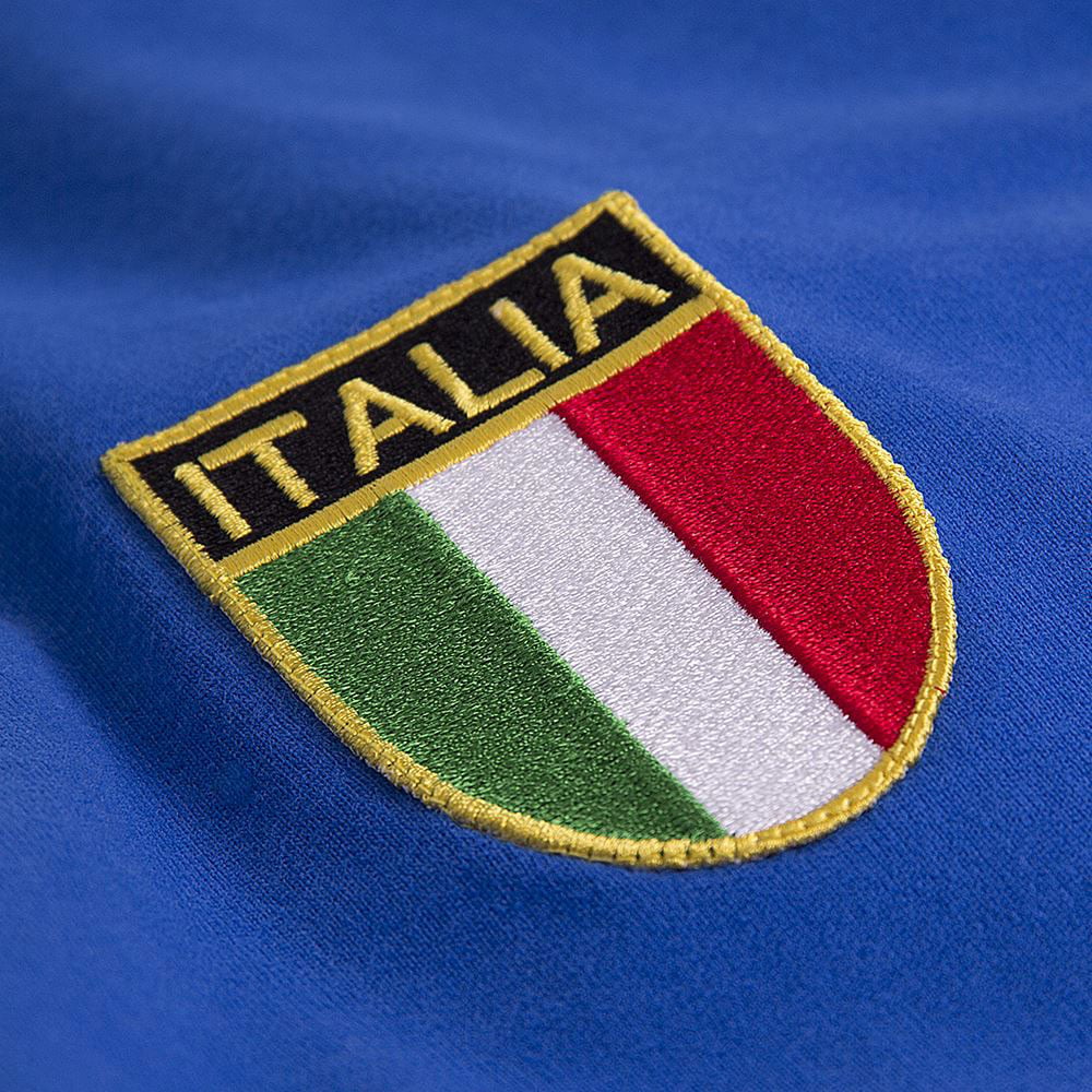 Copa Italy Home No.21 Retro Shirt 1970 (Retro Flock Printing)