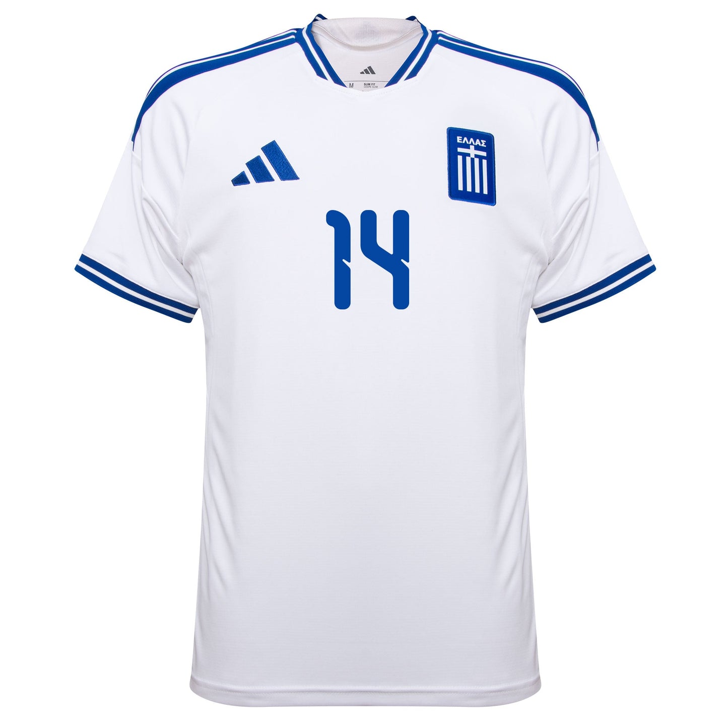 adidas Greece Home ΠΑΥΛΙΔΗΣ 14 Shirt 2026-2027 (Greek Alphabet Printing)