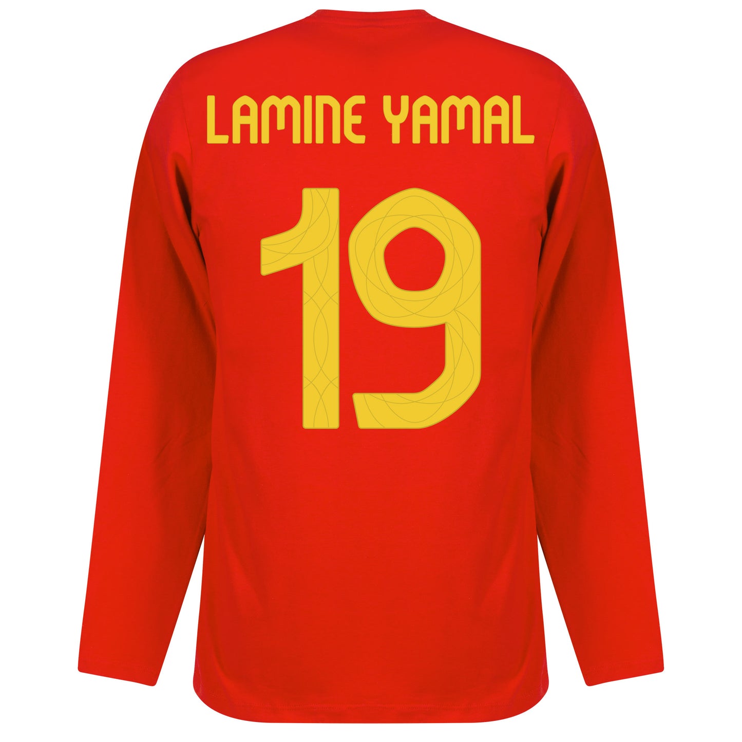 Spain 2024 Team Lamine Yamal 19 L/S T-shirt - Red
