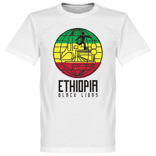 Ethiopia Black Lions T-shirt - White