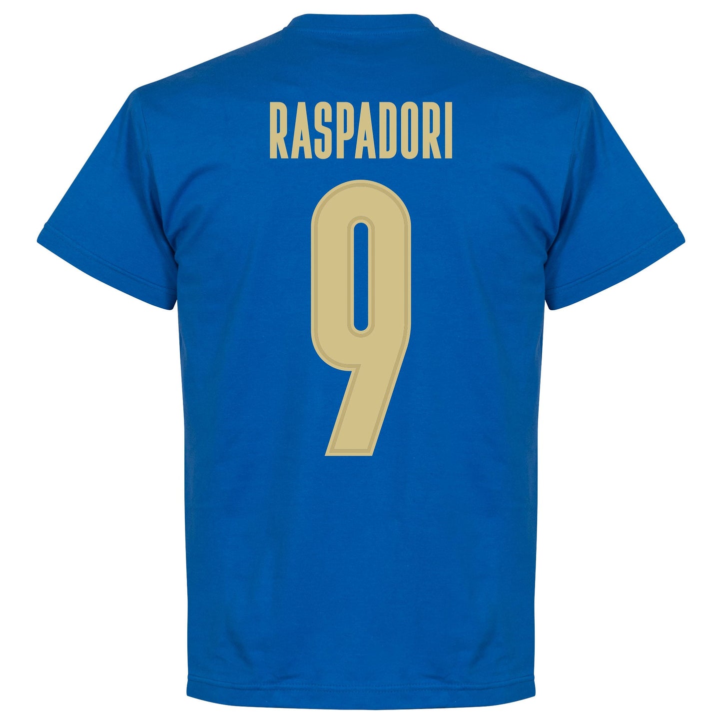 Italy Raspadori 9 Team KIDS T-shirt - Royal Blue