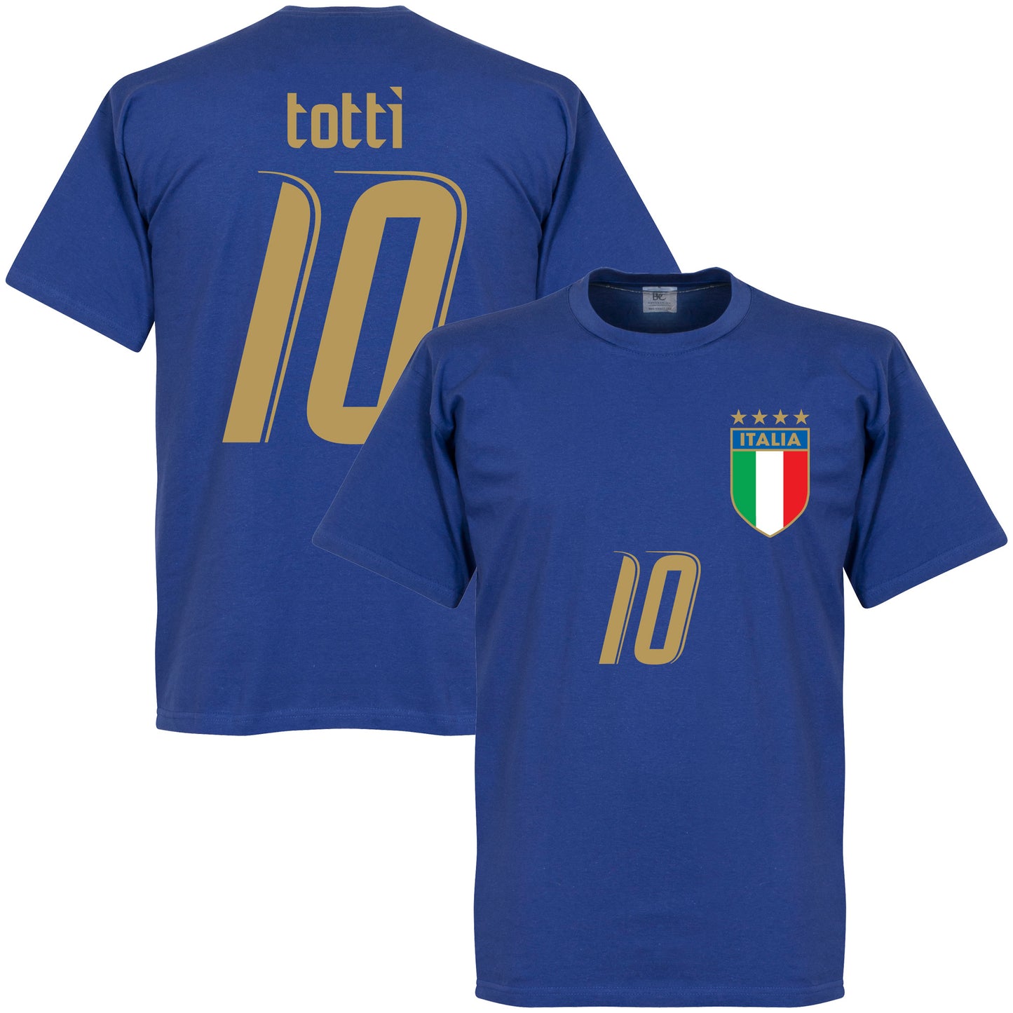2006 Italy Totti T-shirt - Royal