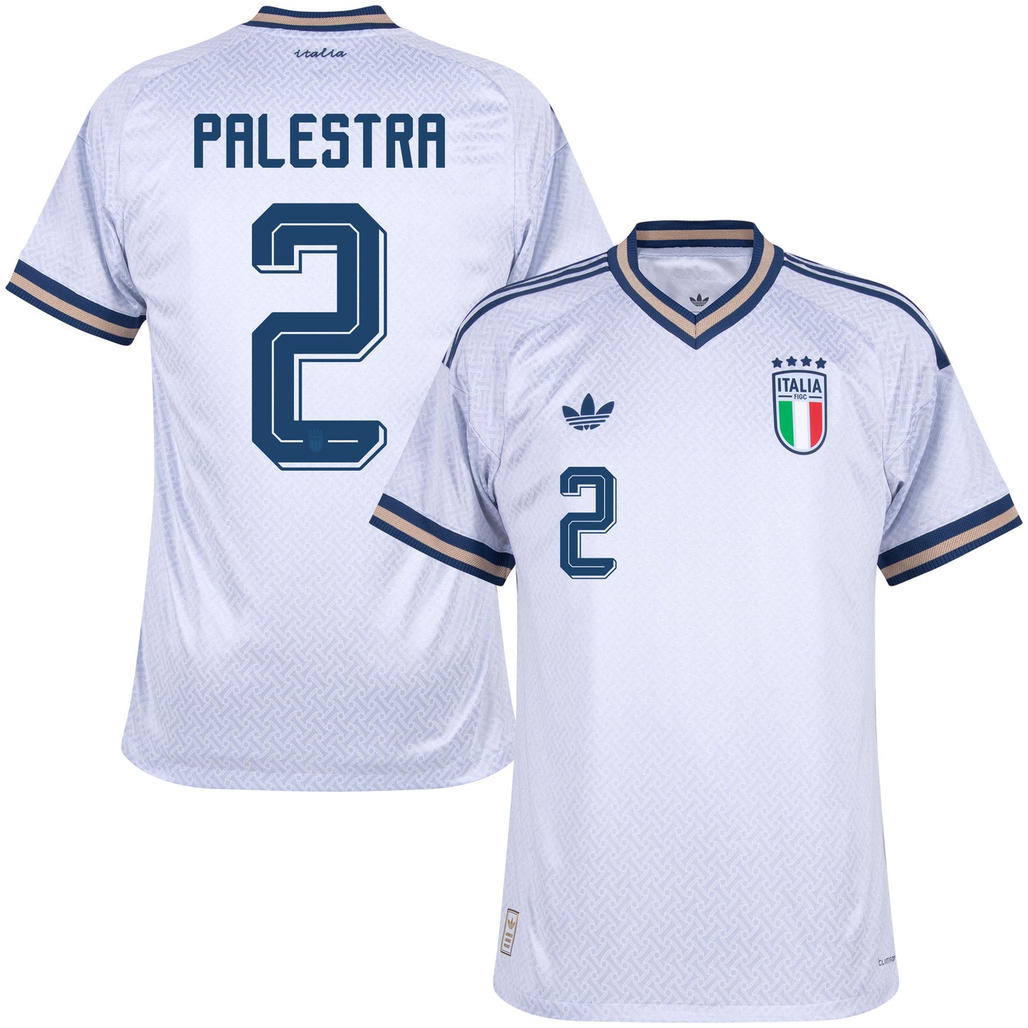 adidas Italy Authentic Away Palestra 2 Shirt 2026-2027 (Official Printing)