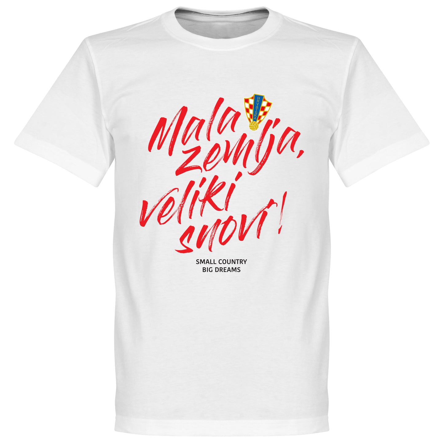 Croatia Mala zemlja, Veliki snovi Modric 10 T-Shirt - White