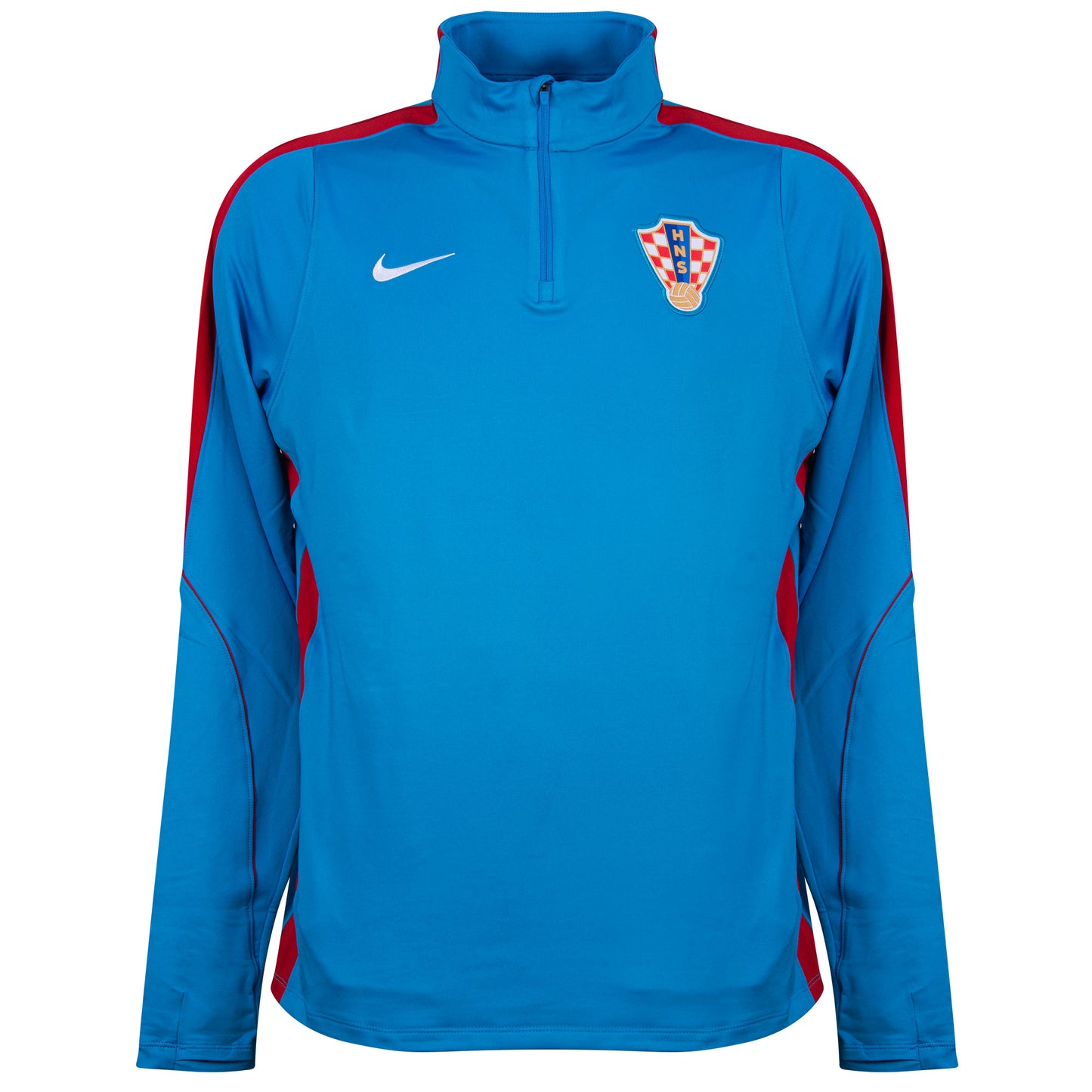 Nike Croatia Dri-Fit Strike 1/4 Zip L/S Drill Top incl. Hrvatska Vatreni Print - 2026
