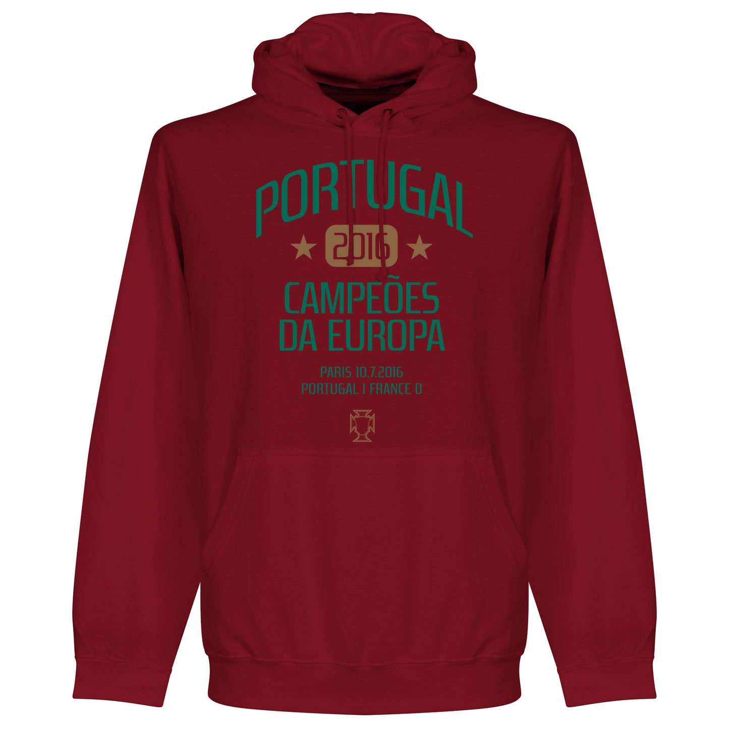 Portugal European Champions 2016 Ronaldo Hoodie - Maroon