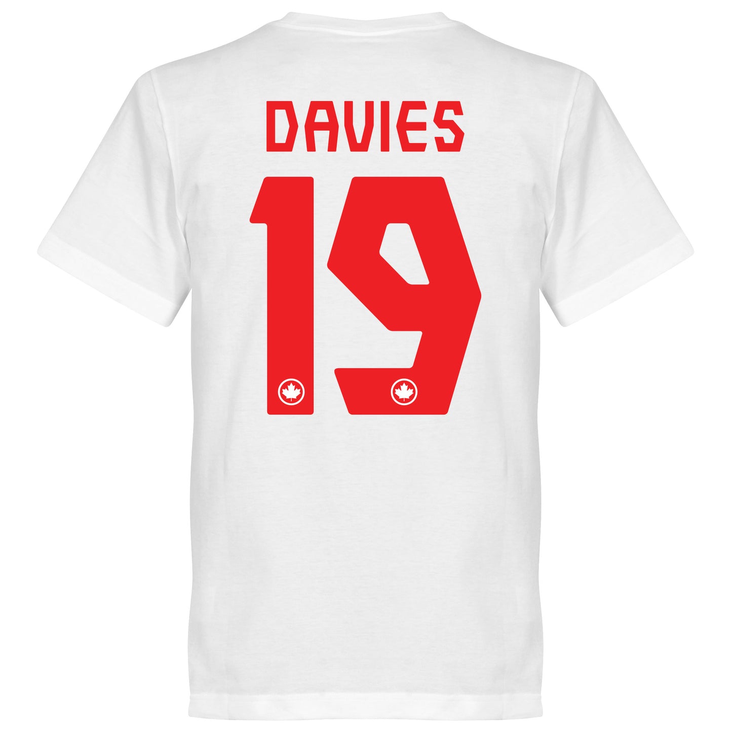 Canada Team Davies 19 T-shirt - White