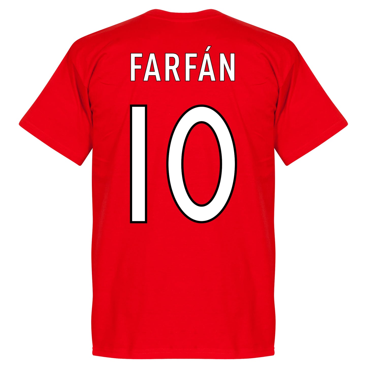 Peru Farfan 10 Team T-Shirt - Red