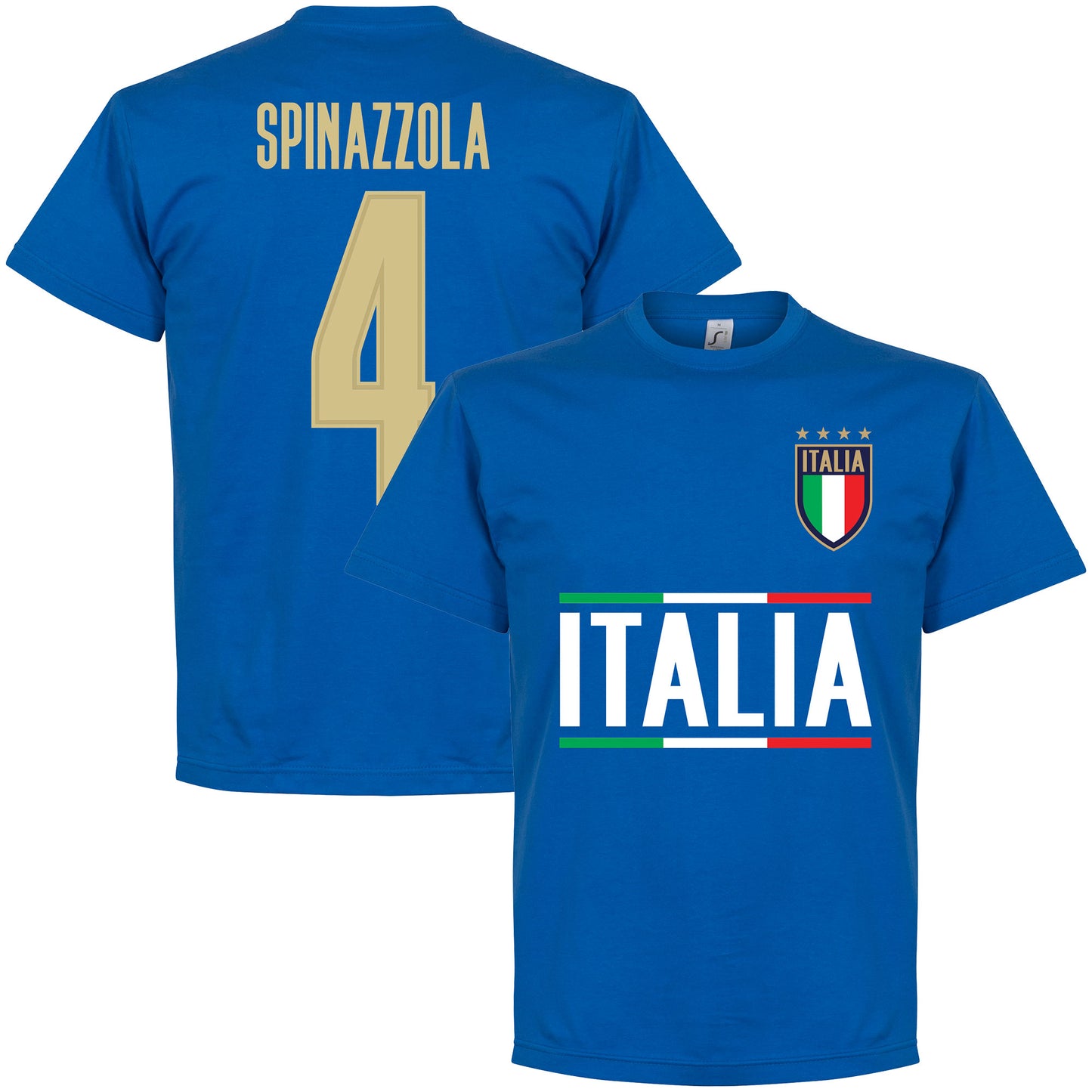 Italy Spinazolla 4 Team KIDS T-shirt - Royal Blue