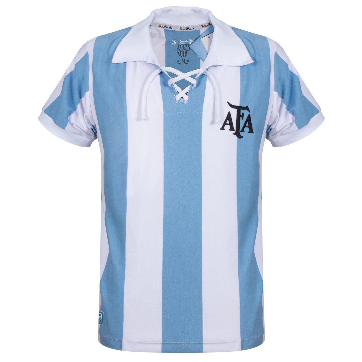 Argentina Home Retro No.10 Shirt 1930 (Retro Flock Printing)