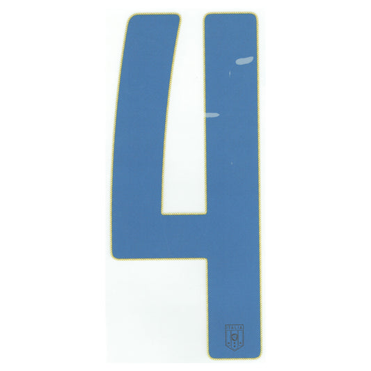14-15 Italy Away Official Back Numbers - 265mm