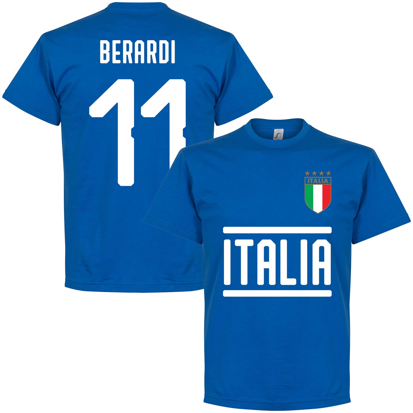 Italy Berardi 11 Team KIDS T-shirt - Royal Blue