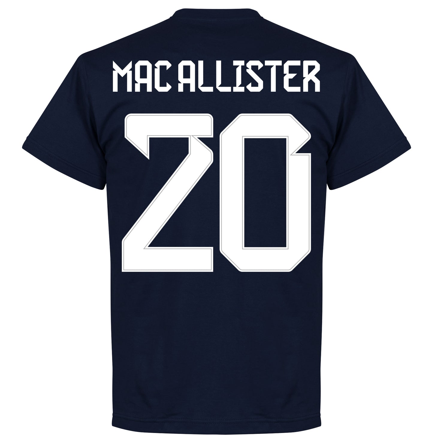 Argentina Mac Allister 20 Team T-shirt - Navy