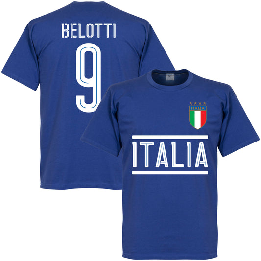 Italy Pellé Team T-shirt - Royal