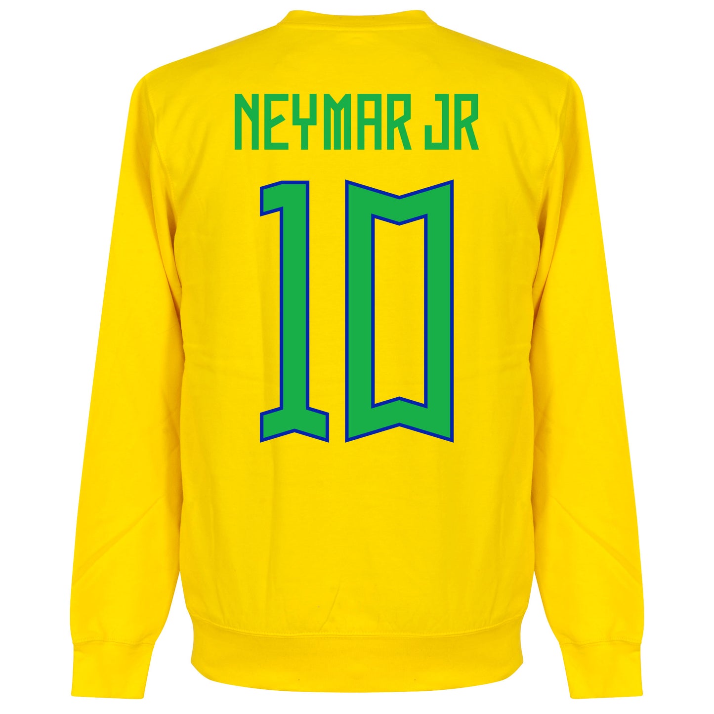 Brazil Team Neymar Jr 10 Sweatshirt - Yellow