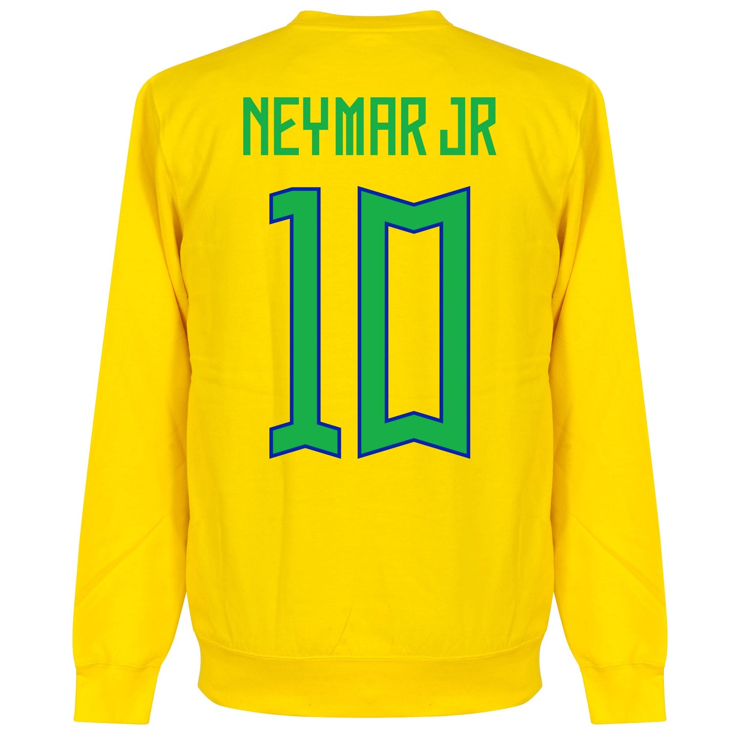 Brazil Team Neymar Jr 10 KIDS Sweatshirt - Yellow