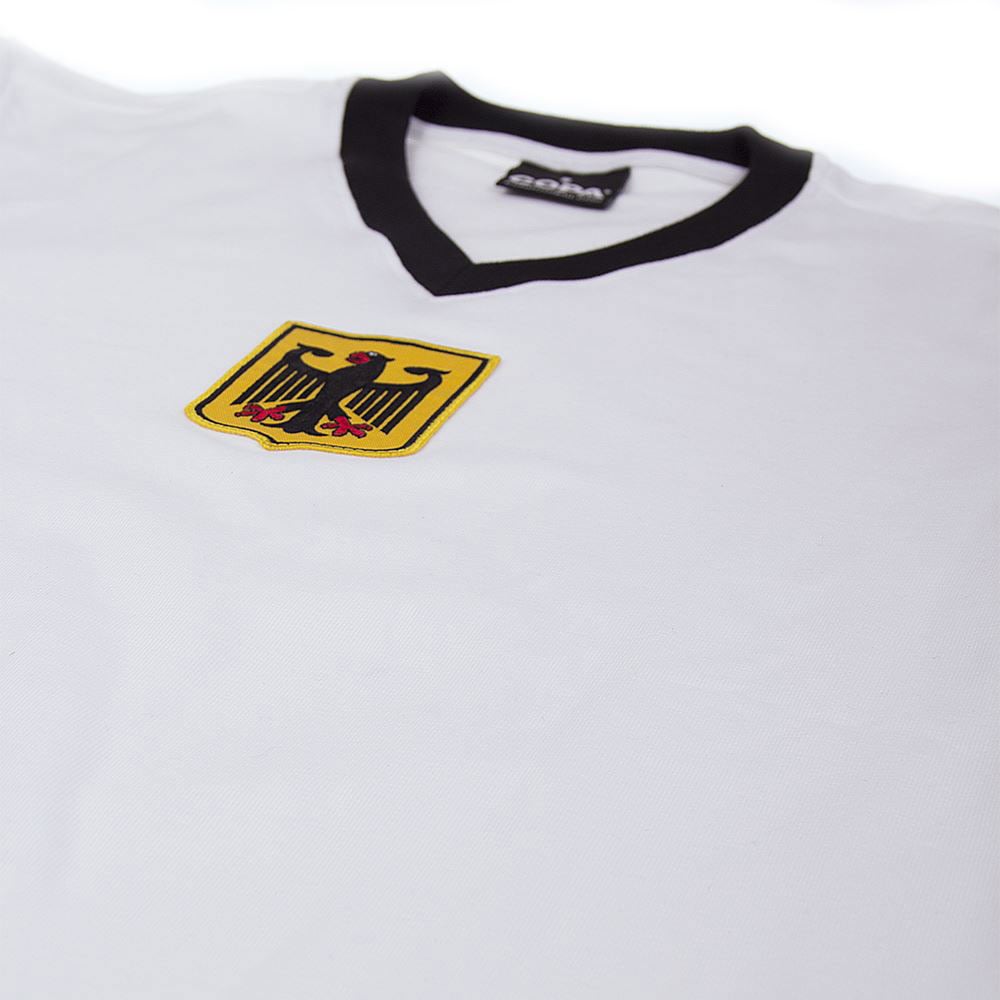 Copa West Germany No.13 Retro Shirt 1970's (Retro Flock Printing)
