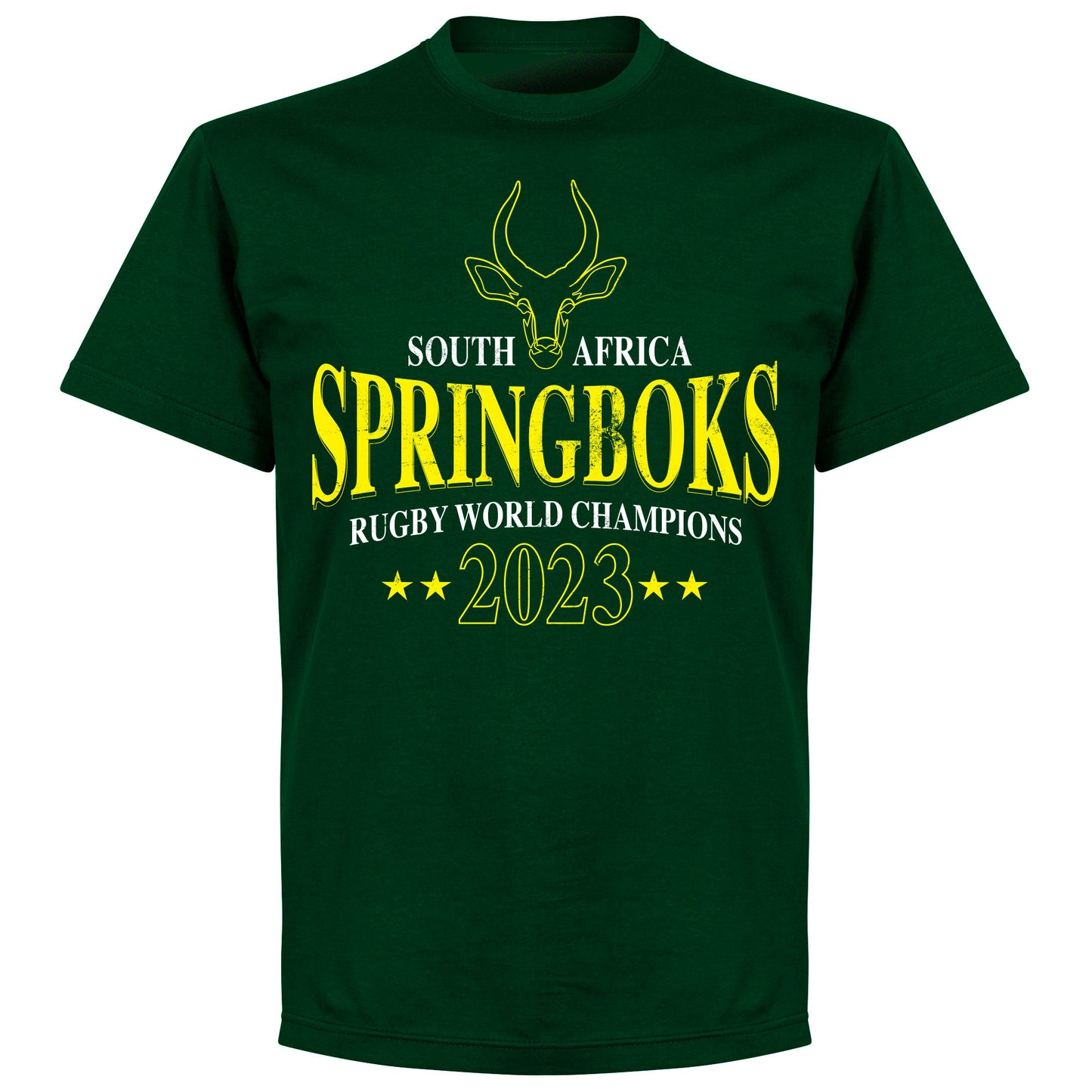 South Africa 2023 Rugby Champions T-shirt - Bottle Green